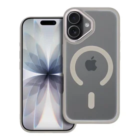 MATTE MAG COVER dėklas telefonui, suderinamas su MagSafe, skirtas IPHONE 17, titano
