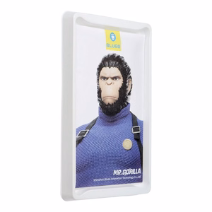 5D Mr. Monkey stiklas - Samsung Galaxy S22 juodas (Strong Lite)