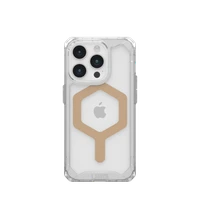 UAG Plyo Magnetinis dėklas telefonui iPhone 15 Pro - permatomas ir auksinis