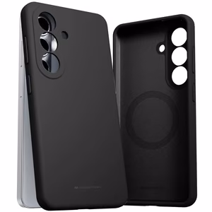 Dėklas Mercury Pure Magsafe Silicon Case Samsung A376 A37 5G juodas