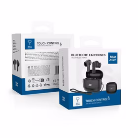 Belaidės ausinės Blue Star BK31 TWS juodos