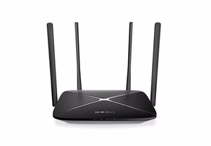 Mercusys AC12G belaidis maršrutizatorius Gigabitinis eternetas Dviguba juosta (2,4 GHz / 5 GHz) Juoda