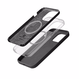 Crong Color Cover Magnetic MagSafe dėklas, skirtas iPhone 15 Pro Max, titano spalvos