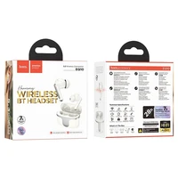 HOCO belaidės ausinės Bluetooth TWS EQ10 balta