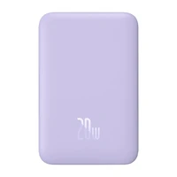 Maitinimo baterija "Baseus Magnetic Mini" 10000 mAh, USB-C 20W MagSafe (violetinė)