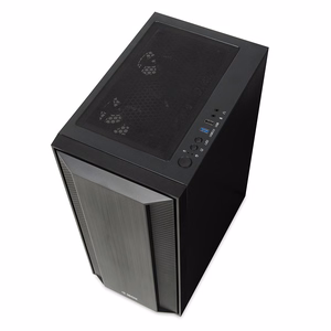 iBox CETUS 906 Midi Tower juodas kompiuterio korpusas