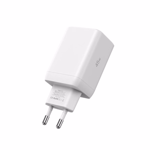 Tech-Protect NC45W-GAN 2-PORT PD45W įkroviklis - baltas