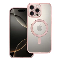 ELECTRO MAG COVER dėklas telefonui suderinamas su Magnetiniu IPHONE 16 Pro Max rožinis auksas