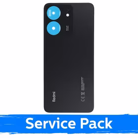 Galinis dangtelis suderinamas su Xiaomi Redmi 13C / Midnight Black / (Service Pack)