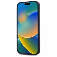 DKNY Paprastas logotipas Magnetinis dėklas telefonui iPhone 14 Pro - juodas