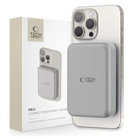 Išorinė baterija Tech-Protect PB11 LifeMag MagSafe 10000 mAh - titano