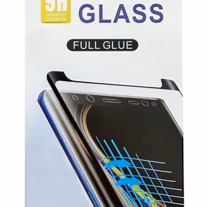 Tempered glass 9D Curved Full Glue for Xiaomi Redmi Note 14 Pro 5G/Poco X7 black