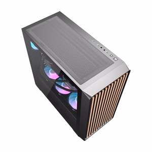 Kompiuterio korpusas Darkflash DS900WD (juodas) + 4 ventiliatoriai