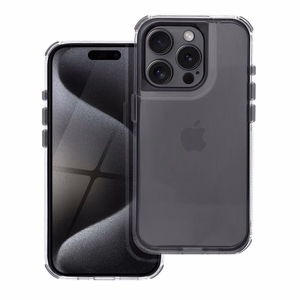 MATRIX CLEAR dėklas telefonui IPHONE 16 Pro Max juodas