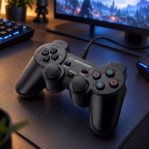 Esperanza EGG107K Gaming Controller Gamepad PC,Playstation 3 Analogue / Digital USB 2.0 Black