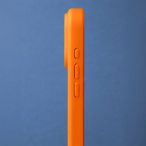 Frame Thin Mag dėklas for iPhone 15 6,1" oranžinis