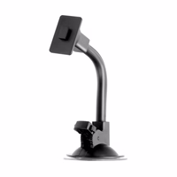 Automobilinis universalus telefono laikiklis Forcell (17cm) Long arm tvirtinamas ant stiklo, juodas