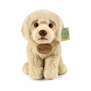 Rappa Soft Collection ekologiškas tikroviškas sėdinčio Labradoro retriverio pliušinis žaislas, 23 cm
