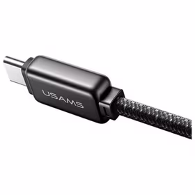 USAMS Laidas USB-C į USB-C 100W 1.2m Zinc Alloy Fast Charging Data Cable Meteor Series SJ744USB02 (US-SJ744)