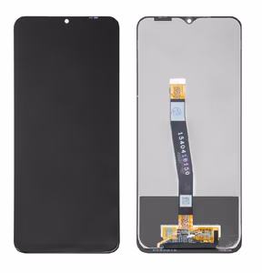 Ekranas Samsung A226 A22 5G su lietimui jautriu stikliuku Black originalus