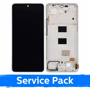 LCD-дисплей, совместимый с Xiaomi Redmi Note 14 5G / Poco M7 Pro 5G, с рамкой / кораллово-зеленый / (сервисный комплект)