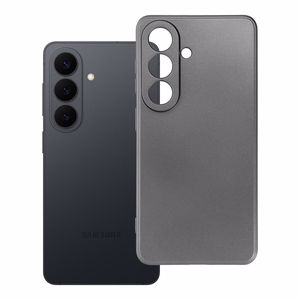 Metalinės išvaizdos dėklas telefonui SAMSUNG S26 pilkas