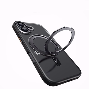 Tech-Protect MagRing Magnetinis dėklas telefonui iPhone 17 - Matinis juodas