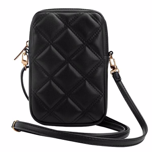 Guess krepšys GUWBZPSQSSGKjuodas/black Zip Quilted 4G