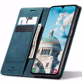 Spacecase Dėklas Wallet Galaxy A35 5G mėlynas