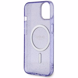 Guess GUHMP14MHCMCGU iPhone 14 Plus 6.7" violetinis auksinis dėklas MagSafe