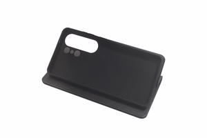 JM STAND FLIP CASE skirtas Galaxy S26 Ultra, juodos spalvos