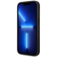 Dėklas telefonui BMW BMHMP14X22RPSR iPhone 14 Pro Max 6.7 - raudonas odinis sėdynių raštas MagSafe