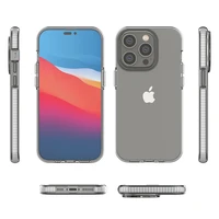 Spring Case dėklas telefonui iPhone 14 Pro silikoninis dėklas su rėmeliu šviesiai rožinis