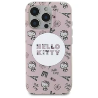 Hello Kitty IML Visur Paryžius magnetinis iPhone 16 Pro dėklas - rožinis