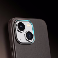 Dux Ducis Naples dėklas iPhone 14 Plus odinis dėklas (suderinamas su MagSafe) tamsiai rudas