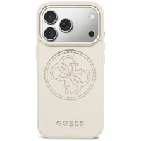 Guess Perforated 4G MagSafe Case for iPhone 17 Pro Max - Beige