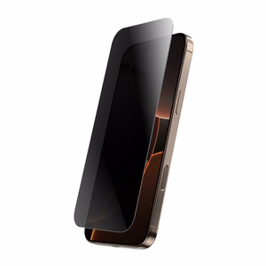 Crong Privacy 3D Armor Glass grūdintas apsauginis ekrano stiklas su privatumo filtru, skirtas iPhone 17 Pro Max ir iPhone 16 Pro Max