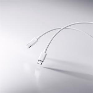 Xiaomi 3A плетеный USB-C – USB-C кабель (1м), белый