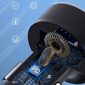 Įkroviklis automobilinis Wozinsky (WDCCB) (2xUSB 2xUSB-C 3A) 50W juodas