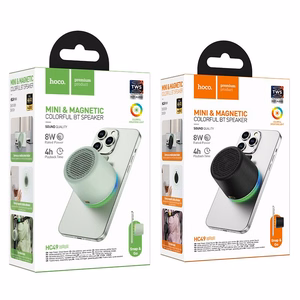 Bluetooth nešiojamas garsiakalbis Hoco HC49 (8W 4h; bluetooth 6.0; magnetic) juodas