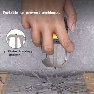 Mini žibintuvėlis LED raktų pakabukas W5138 Type C su 4 atsuktuvo antgaliais ir trikoju