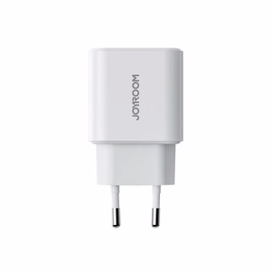 Įkroviklis Joyroom JR-TCF05 baltas 20W (1xPD 1xQC3.0) + Type-C / Lightning 100cm laidas