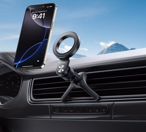 Tech-Protect N53 automobilinis oro angos laikiklis su MagSafe žiedais - juodas