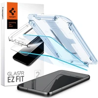 Spigen Glas.tR EZ Fit apsauginis stiklas Samsung Galaxy S23 - 2 vnt.