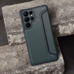RAZOR atverčiamas dėklas SAMSUNG A27 tamsiai žalias