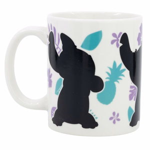 Disney Stitch & Angel spalvą keičiantis keraminis puodelis dovanų dėžutėje, 325 ml