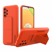 Wozinsky Kickstand Case silikoninis dėklas su stovu Samsung Galaxy A13 5G raudonas