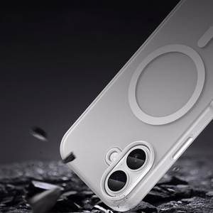 Dėklas Magnetic Abrasive (MagSafe) skirtas iPhone 17 Matte White