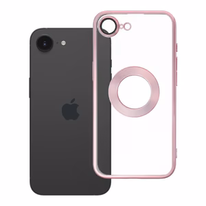 Чехол для iPhone 16e (SE 4 2025) / 17e Glam пудровый розовый