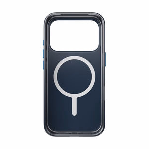 Speck Presidio Lux MagSafe dėklas, skirtas iPhone 17 Pro, „Deep Sea Fade / Black / Spell Blue“ spalvos